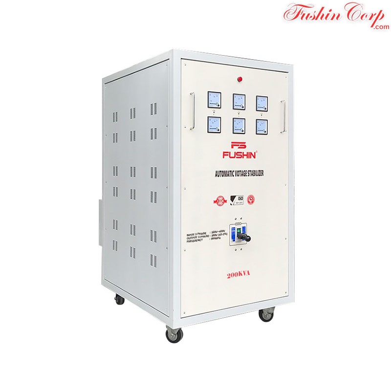 Ổn Áp 3 Pha 200KVA FUSHIN Dải 320V~430V Ra 380V - Hình 3