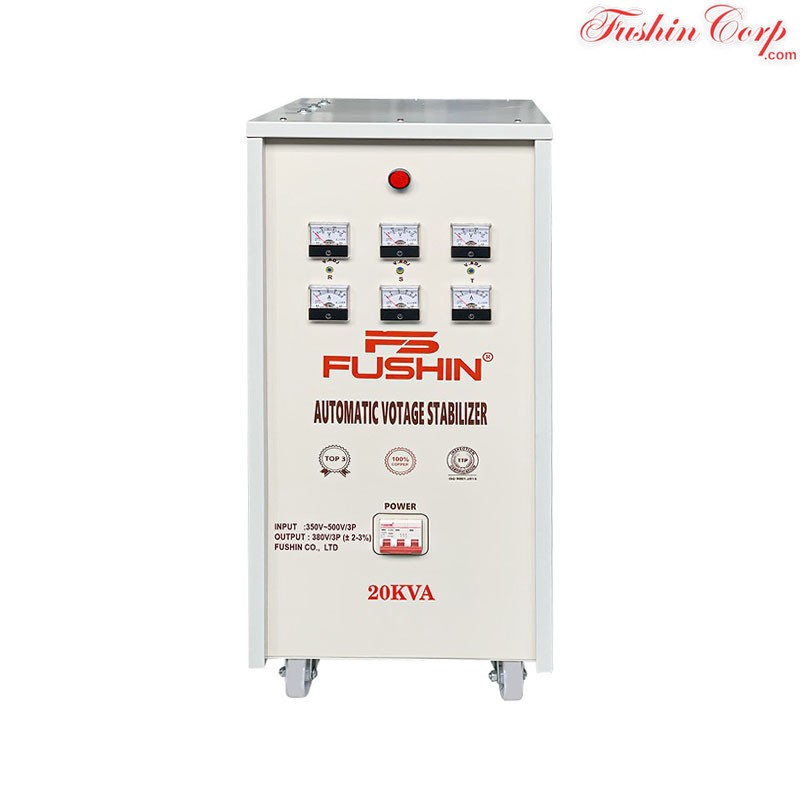 Ổn Áp 3 Pha 20KVA FUSHIN Dải 350V~500V Ra 380V Dành Cho Năng Lượng Mặt Trời - Hình 1