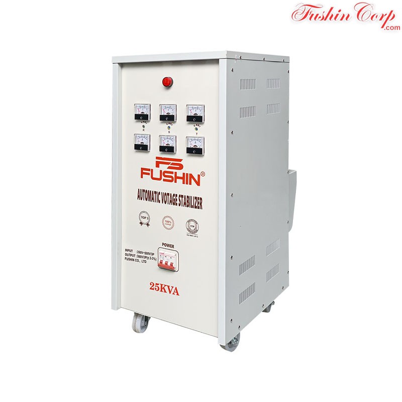 Ổn Áp 3 Pha 25KVA FUSHIN Dải 350V~500V Ra 380V Dành Cho Năng Lượng Mặt Trời - Hình 3