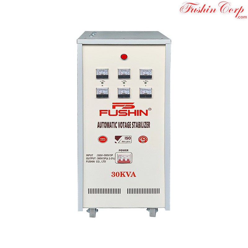 Ổn Áp 3 Pha 30KVA FUSHIN Dải 350V~500V Ra 380V Dành Cho Năng Lượng Mặt Trời - Hình 1