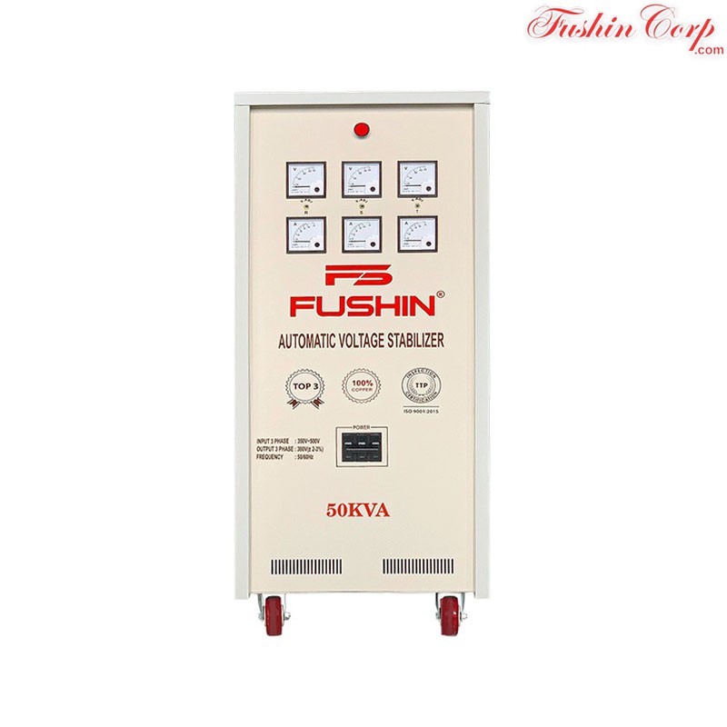 Ổn Áp 3 Pha 50KVA FUSHIN Dải 350V~500V Ra 380V Dành Cho Năng Lượng Mặt Trời - Hình 1