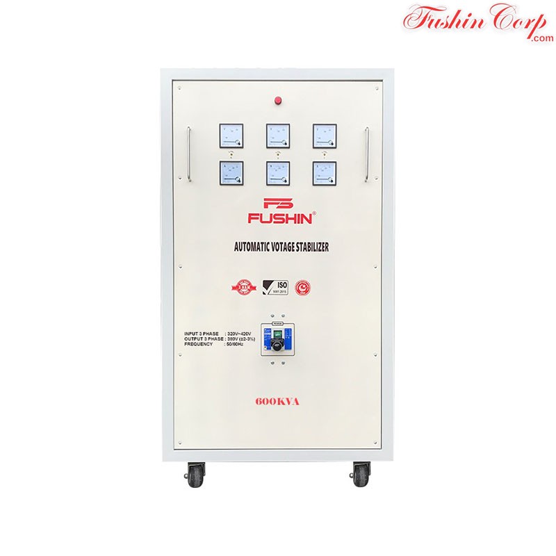 Ổn Áp 3 Pha 600KVA FUSHIN Dải 320V~430V Ra 380V - Hình 1
