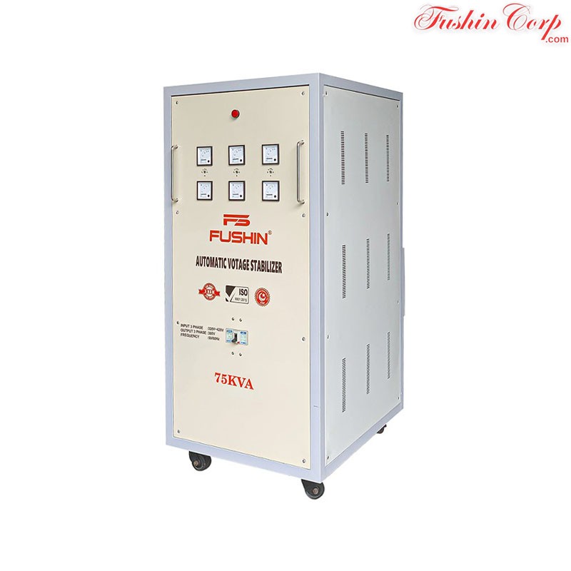 Ổn Áp 3 Pha 75KVA FUSHIN Dải 320V~430V Ra 380V - Hình 2
