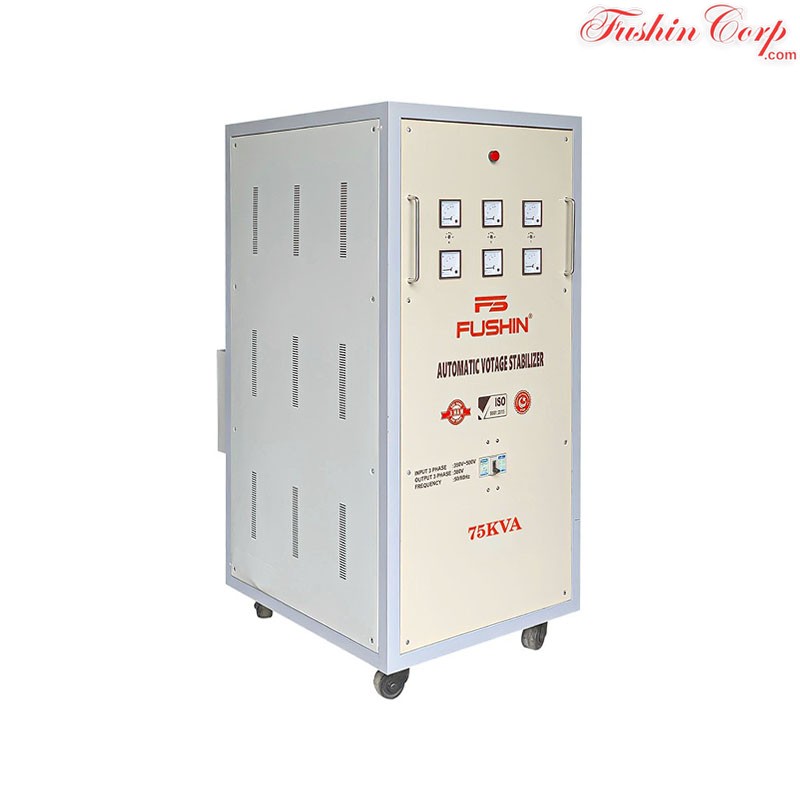 Ổn Áp 3 Pha 75KVA FUSHIN Dải 320V~430V Ra 380V - Hình 3