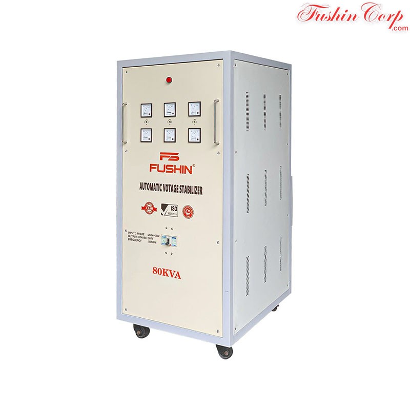 Ổn Áp 3 Pha 80KVA FUSHIN Dải 260V~430V Ra 380V - Hình 2
