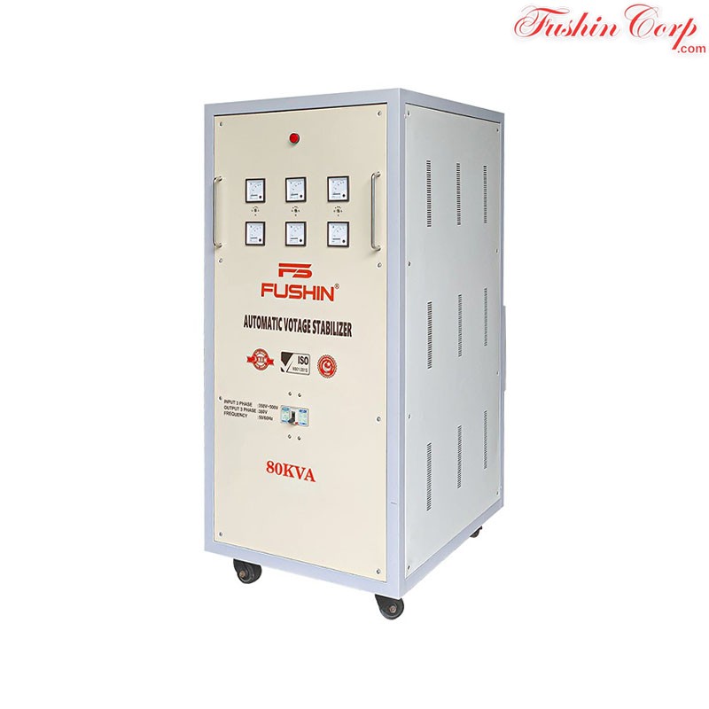 Ổn Áp 3 Pha 80KVA FUSHIN Dải 350V~500V Ra 380V Dành Cho Năng Lượng Mặt Trời - Hình 2