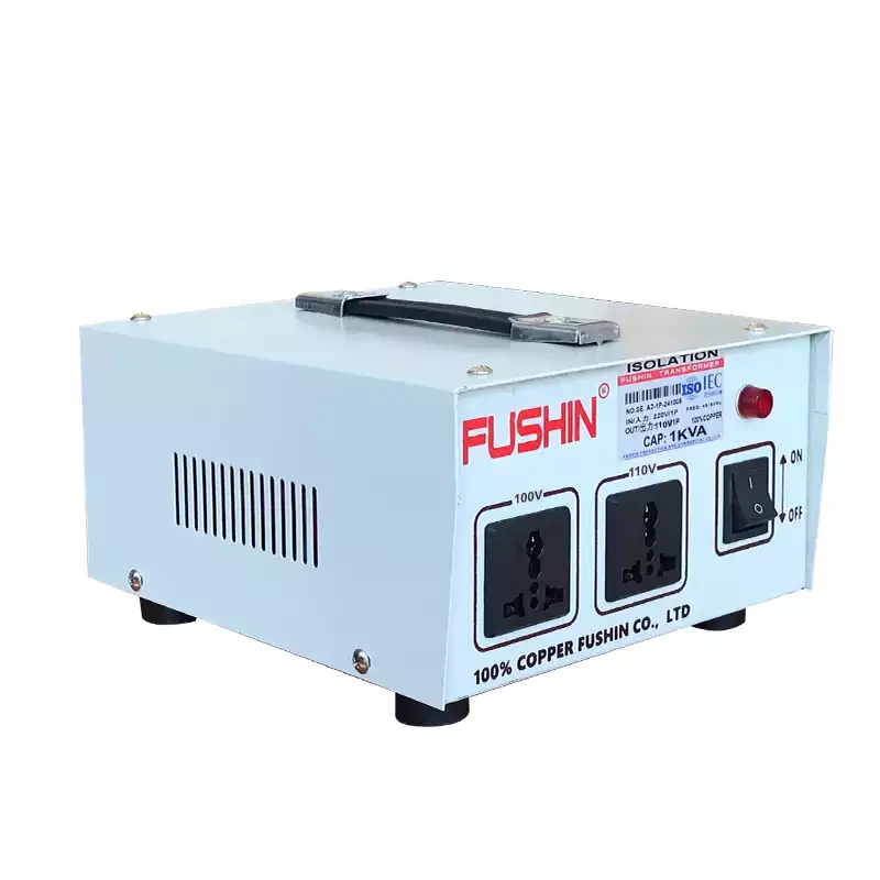 Biến Áp Cách Ly 1 Pha 1KVA FUSHIN Vào 220V Ra 100V-110V Dây Đồng - Hình 3