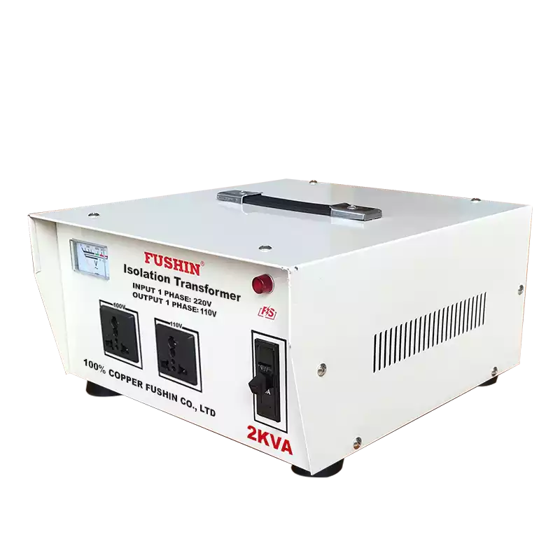 Biến Áp Cách Ly 1 Pha 2KVA FUSHIN Vào 220V Ra 100V-110V Dây Đồng - Hình 2