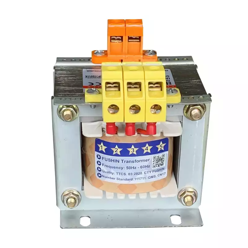 Biến Áp Trần Cách Ly 1 Pha 110VA FUSHIN Vào 380V Ra 220V Dây Đồng - Hình 2