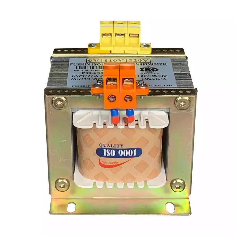 Biến Áp Trần Cách Ly 1 Pha 440VA FUSHIN Vào 380V Ra 220V Dây Đồng - Hình 1