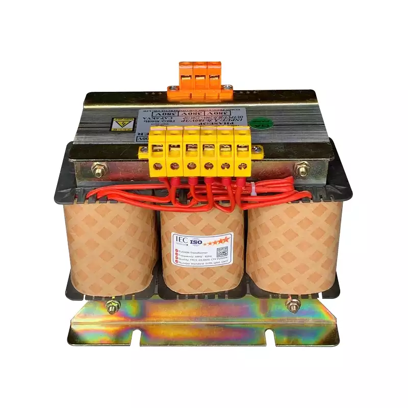 Biến Áp Trần Cách Ly 3 Pha 6KVA FUSHIN Vào 380V Ra 200V-220V Dây Đồng - Hình 4