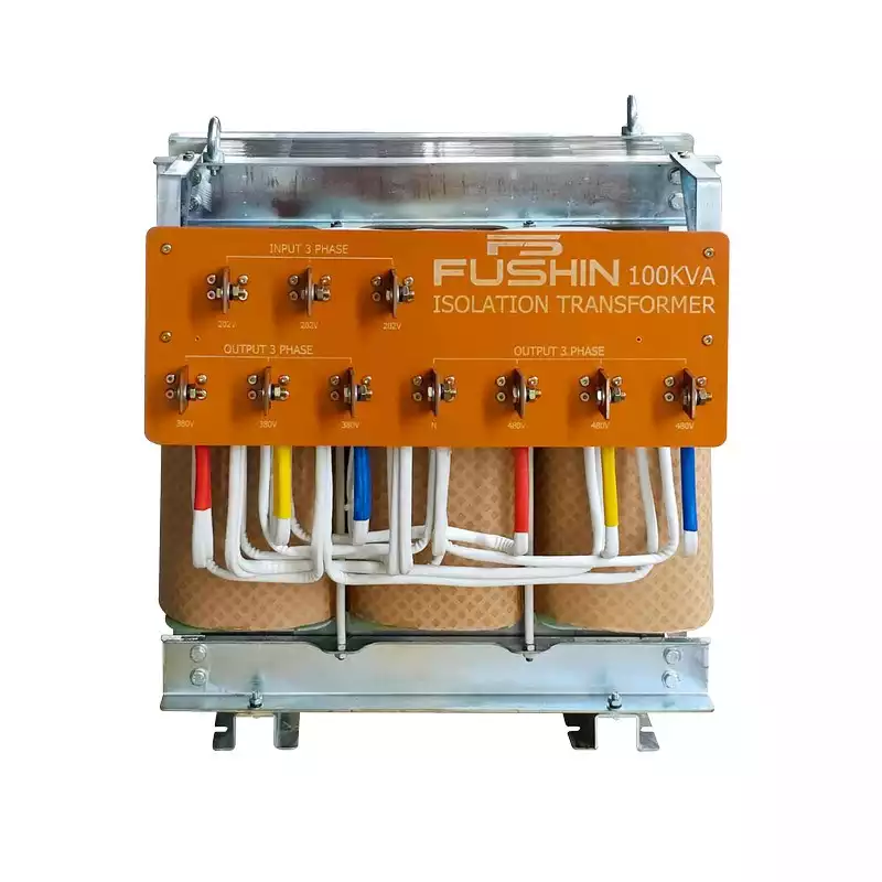 Biến Áp Trần Cách Ly 3 Pha 100KVA FUSHIN Vào 380V Ra 200V-220V Thông Dụng - Hình 1