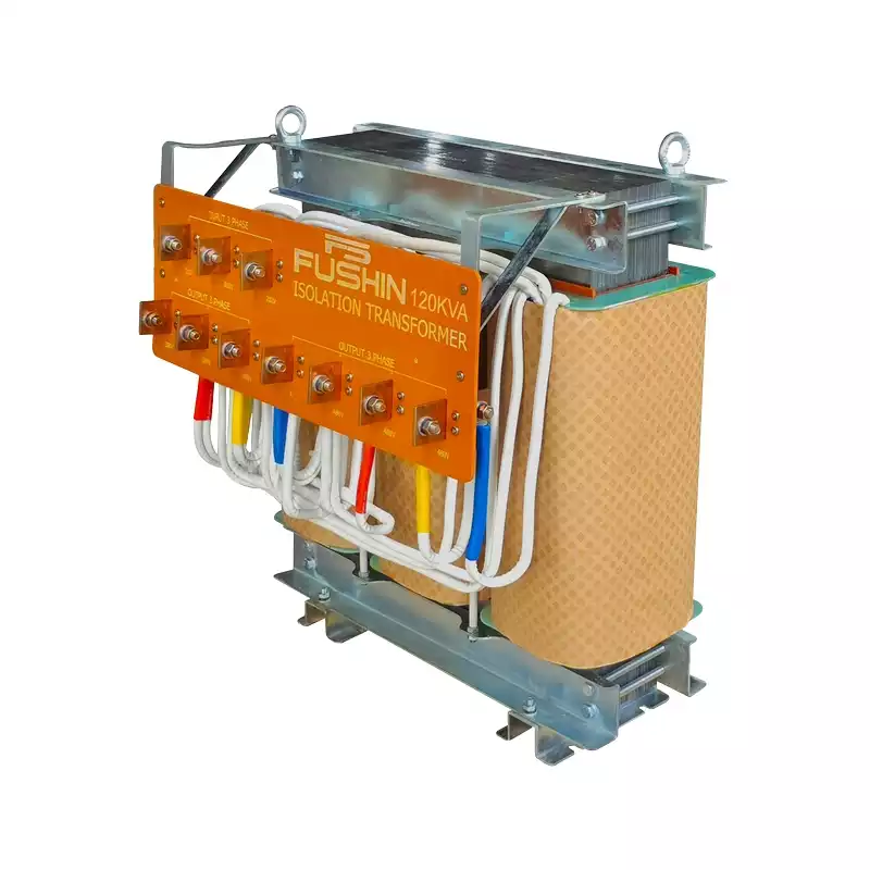 Biến Áp Trần Cách Ly 3 Pha 120KVA FUSHIN Vào 380V Ra 200V-220V Thông Dụng - Hình 2