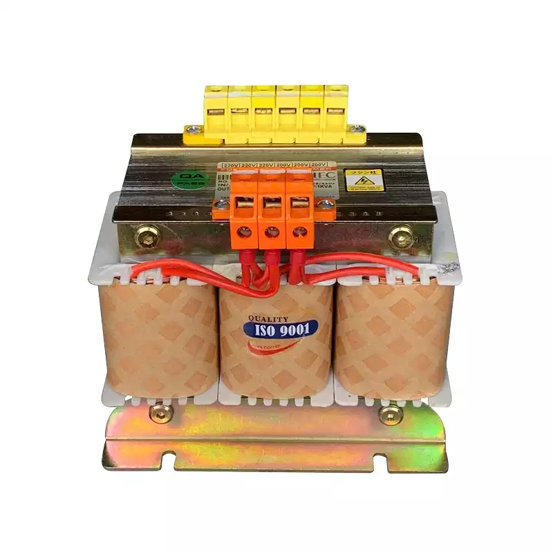 Biến Áp Trần Cách Ly 3 Pha 1KVA FUSHIN Vào 380V Ra 200V-220V Thông Dụng - Hình 1