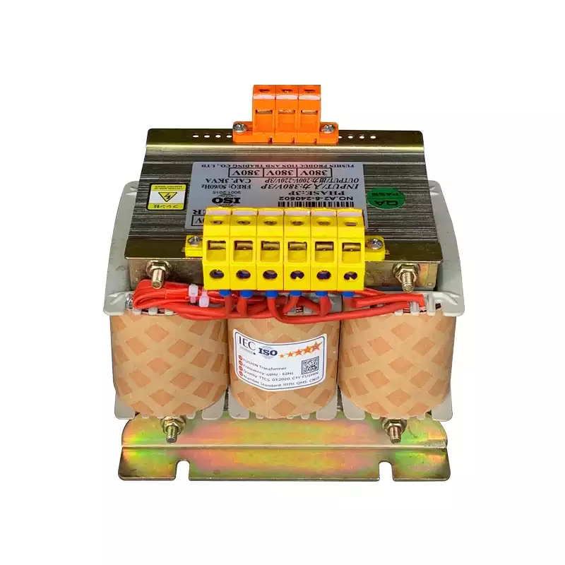 Biến Áp Trần Cách Ly 3 Pha 3KVA FUSHIN Vào 380V Ra 200V-220V Thông Dụng - Hình 4