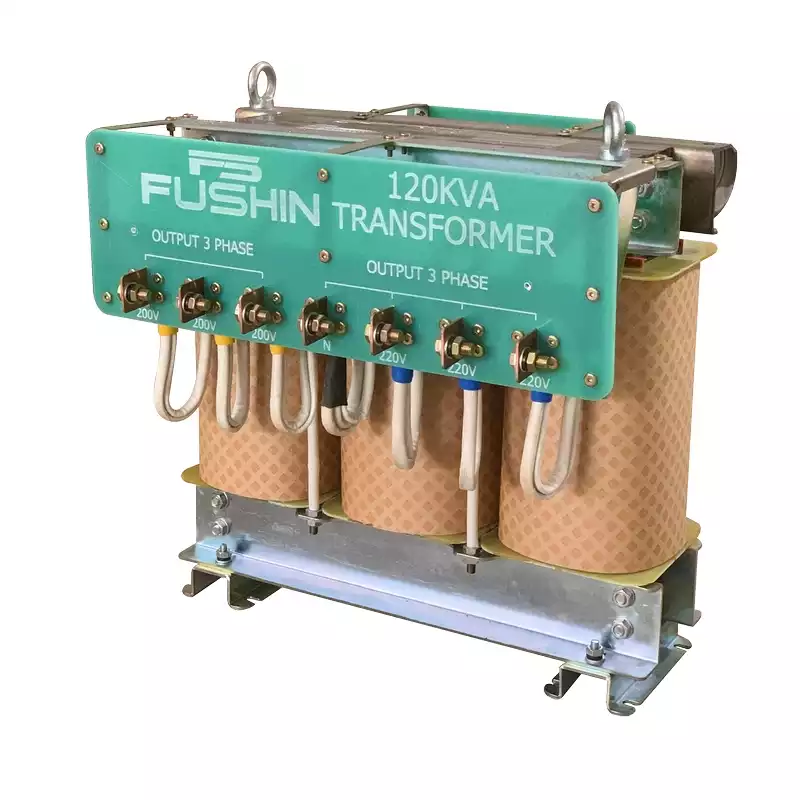 Biến Áp Trần Tự Ngẫu 3 Pha 120KVA FUSHIN Vào 380V Ra 200V-220V Dây Đồng - Hình 2