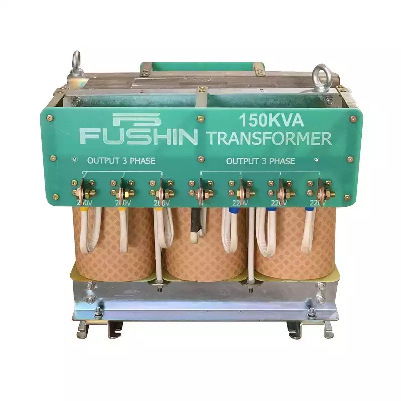 Biến Áp Trần Tự Ngẫu 3 Pha 150KVA FUSHIN Vào 380V Ra 200V-220V Dây Đồng - Hình 1