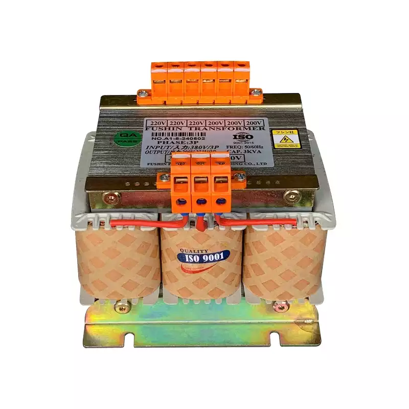 Biến Áp Trần Tự Ngẫu 3 Pha 3KVA FUSHIN Vào 380V Ra 200V-220V Thông Dụng - Hình 1
