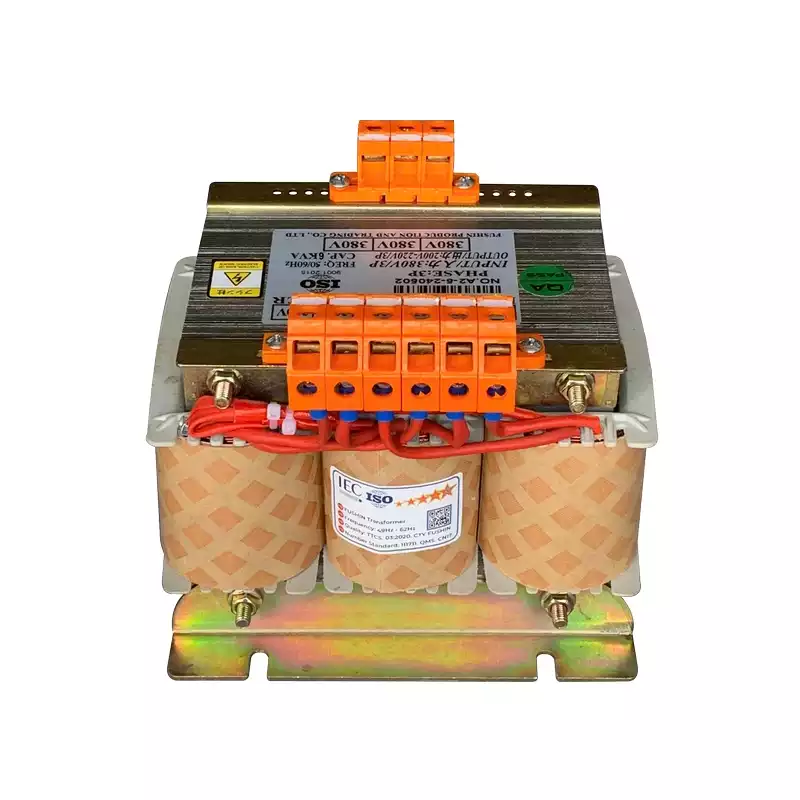 Biến Áp Trần Tự Ngẫu 3 Pha 6KVA FUSHIN Vào 380V Ra 200V-220V Thông Dụng - Hình 4