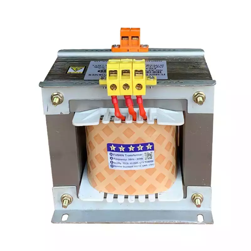 Biến Áp Trần Cách Ly 1 Pha 1.5KVA (7A) FUSHIN Vào 220V Ra 110V-220V Dây Đồng - Hình 1