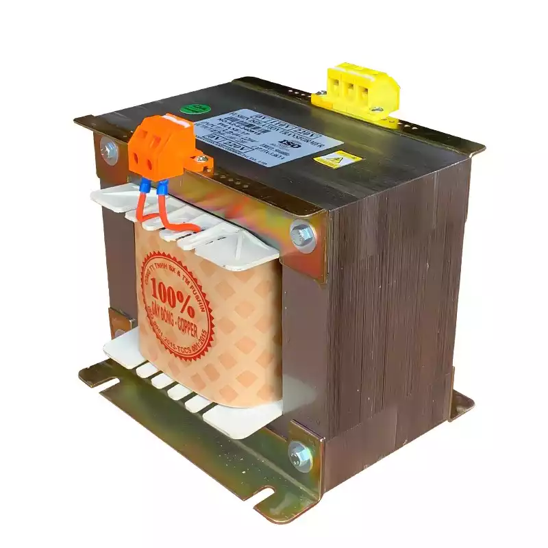 Biến Áp Trần Cách Ly 1 Pha 3.3KVA (15A) FUSHIN Vào 220V Ra 110V-220V Dây Đồng - Hình 3