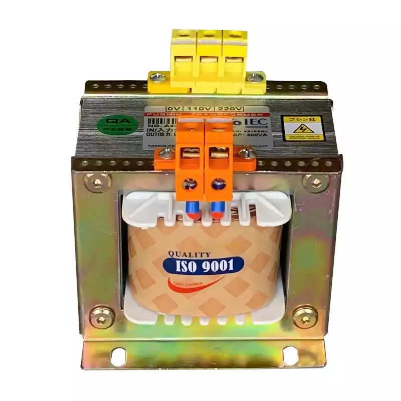Biến Áp Trần Cách Ly 1 Pha 330VA (1.5A) FUSHIN Vào 220V Ra 110V-220V Dây Đồng - Hình 1