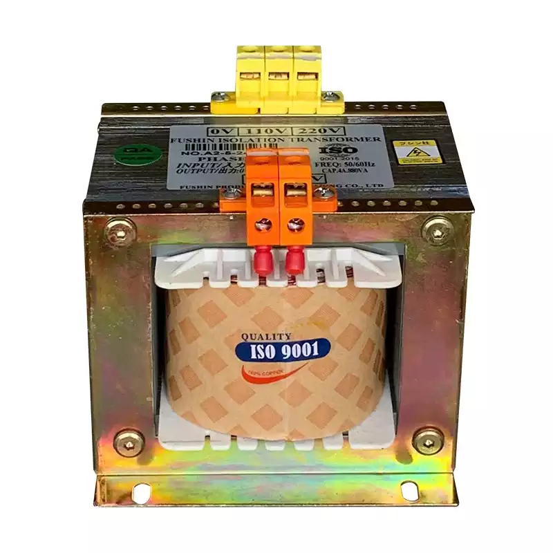 Biến Áp Trần Cách Ly 1 Pha 880VA (4A) FUSHIN Vào 220V Ra 110V-220V Dây Đồng - Hình 1