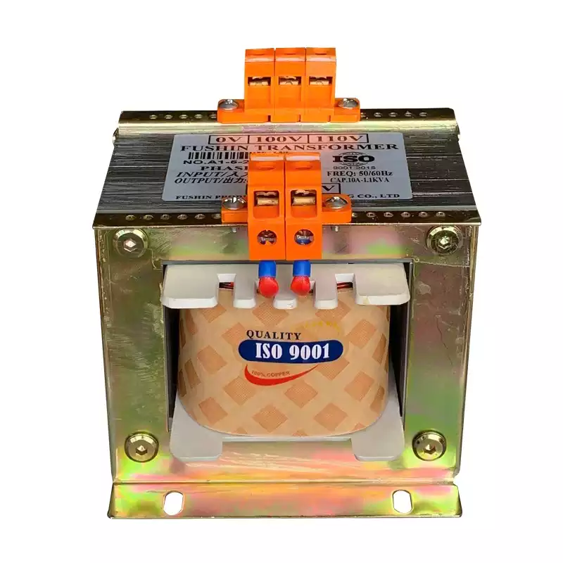 Biến Áp Trần Tự Ngẫu 1 Pha 1.1KVA (1A) FUSHIN Vào 220V Ra 110V Dây Đồng - Hình 1