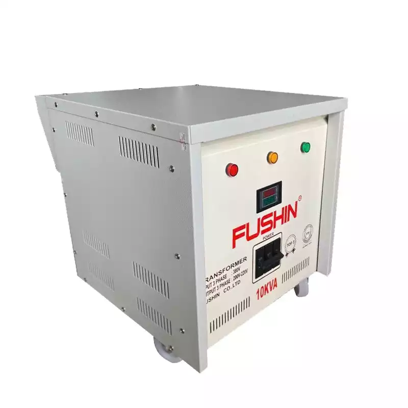 Biến Áp Tự Ngẫu 3 Pha 10KVA FUSHIN Vào 380V Ra 200V-220V Thông Dụng - Hình 2