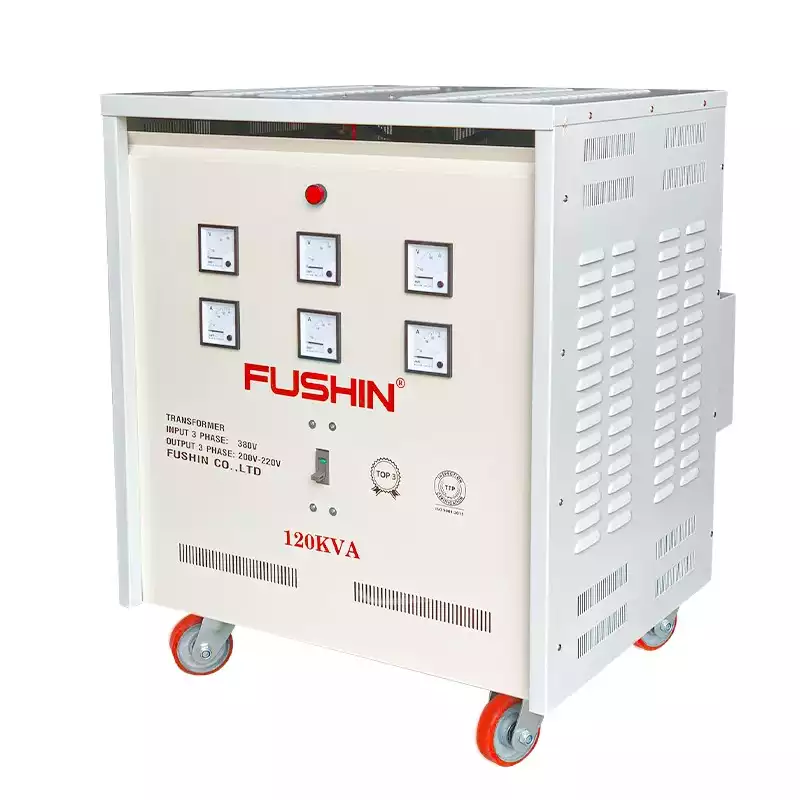 Biến Áp Tự Ngẫu 3 Pha 120KVA FUSHIN Vào 380V Ra 200V-220V Thông Dụng - Hình 2