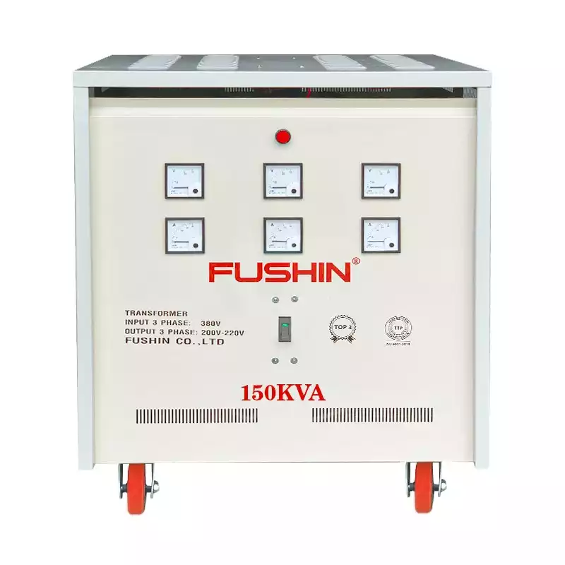 Biến Áp Tự Ngẫu 3 Pha 150KVA FUSHIN Vào 380V Ra 200V-220V Thông Dụng - Hình 1