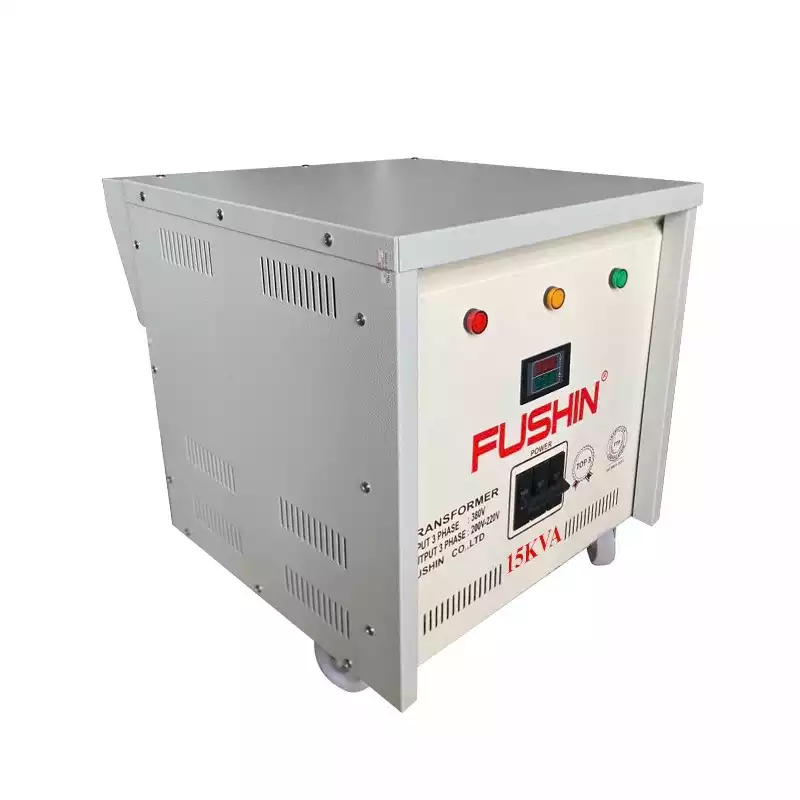 Biến Áp Tự Ngẫu 3 Pha 15KVA FUSHIN Vào 380V Ra 200V-220V Thông Dụng - Hình 2