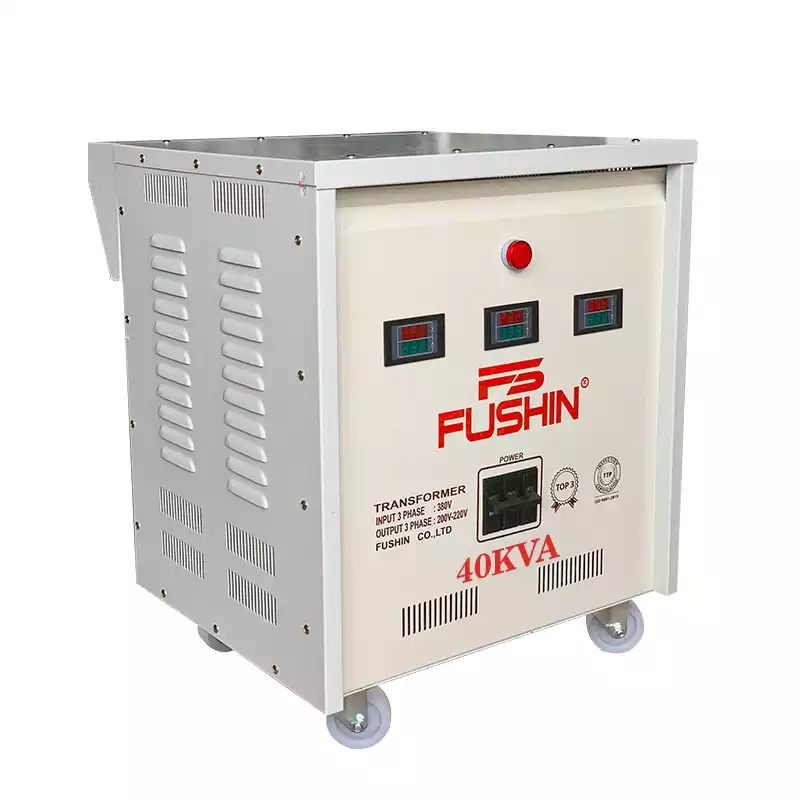 Biến Áp Tự Ngẫu 3 Pha 40KVA FUSHIN Vào 380V Ra 200V-220V Thông Dụng - Hình 3