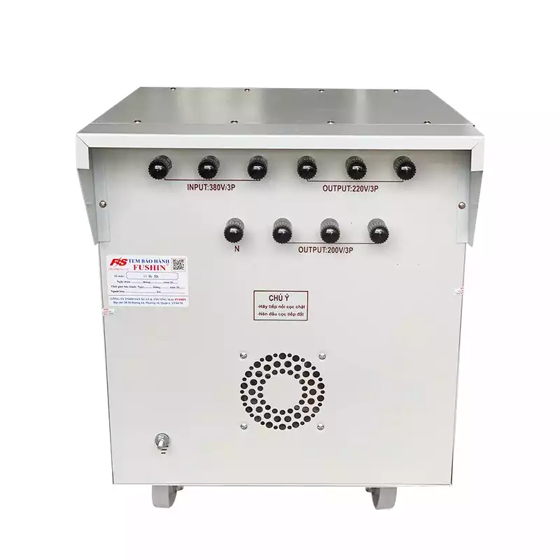 Biến Áp Tự Ngẫu 3 Pha 40KVA FUSHIN Vào 380V Ra 200V-220V Thông Dụng - Hình 4