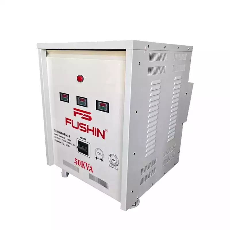 Biến Áp Tự Ngẫu 3 Pha 50KVA FUSHIN Vào 380V Ra 200V-220V Thông Dụng - Hình 3