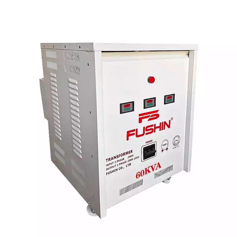 Biến Áp Tự Ngẫu 3 Pha 60KVA FUSHIN Vào 380V Ra 200V-220V Thông Dụng - Hình 2