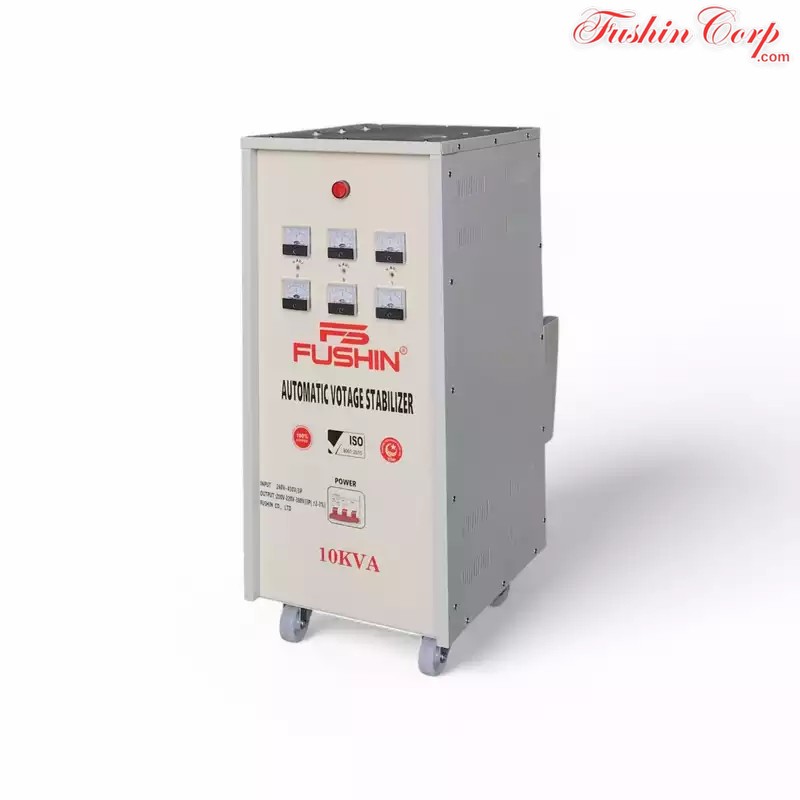 Ổn Áp 3 Pha 10KVA FUSHIN Dải 260V~430V Ra 200V-220V-380V - Hình 2