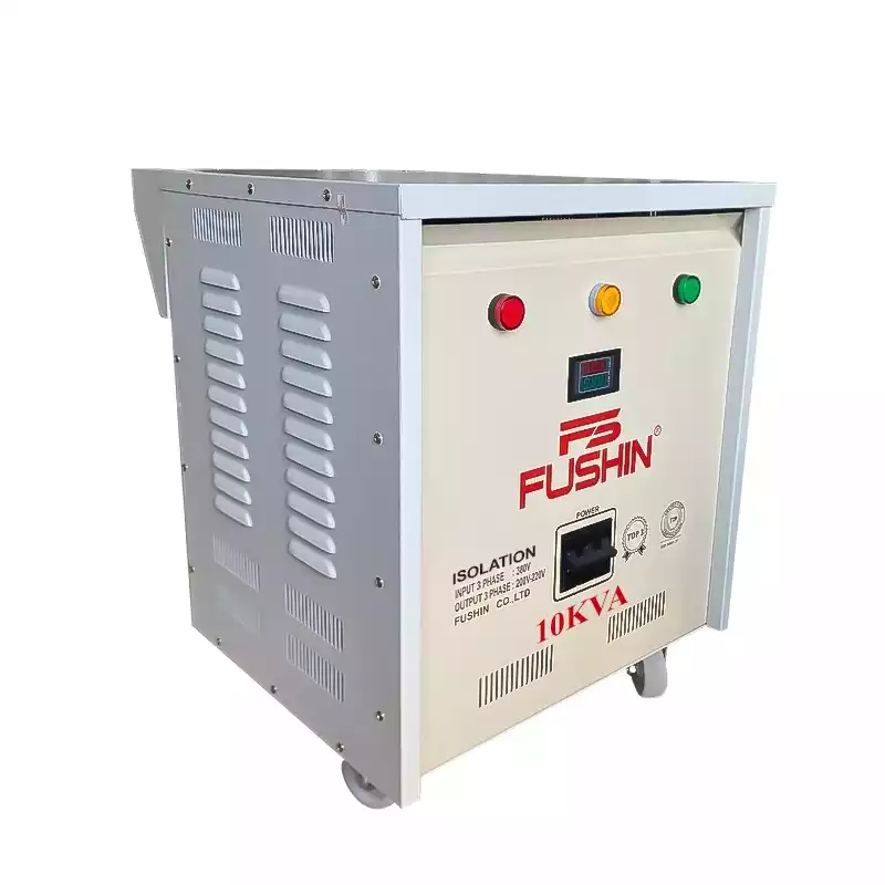 Biến Áp Cách Ly 3 Pha 10KVA FUSHIN Vào 380V Ra 200V-220V Thông Dụng - Hình 2
