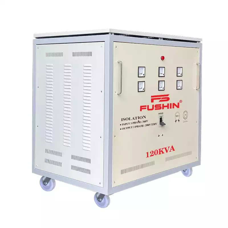Biến Áp Cách Ly 3 Pha 120KVA FUSHIN Vào 380V Ra 200V-220V Thông Dụng - Hình 2