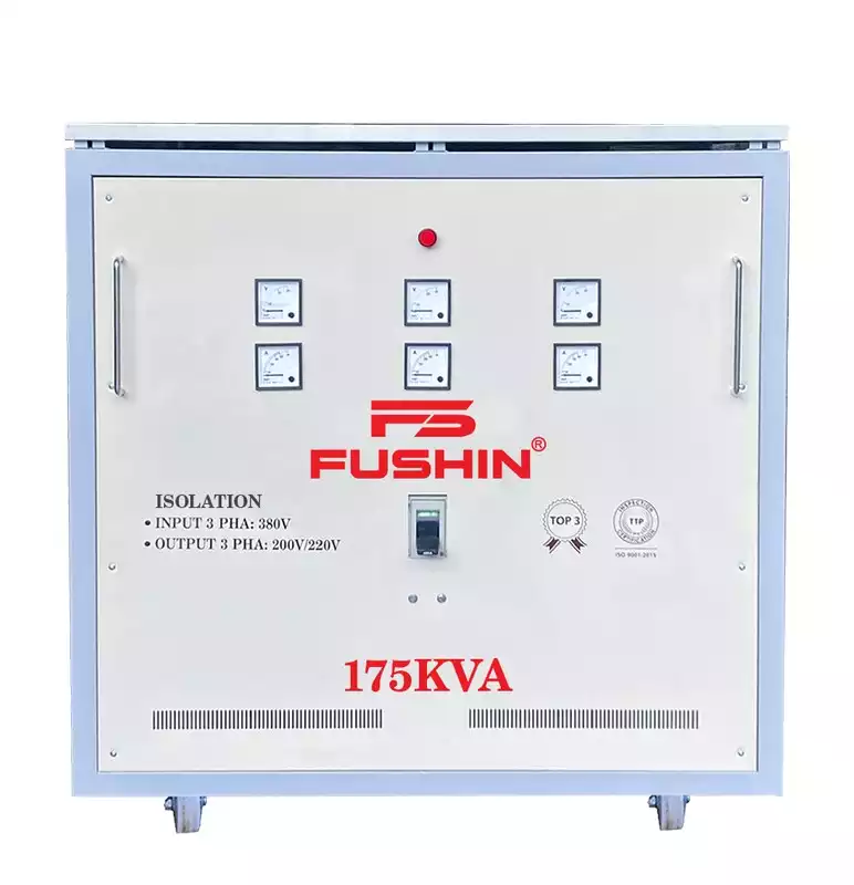 Biến Áp Cách Ly 3 Pha 175KVA FUSHIN Vào 380V Ra 200V-220V Thông Dụng - Hình 1