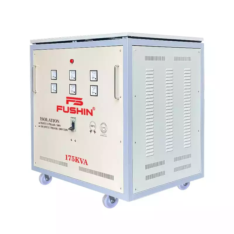 Biến Áp Cách Ly 3 Pha 175KVA FUSHIN Vào 380V Ra 200V-220V Thông Dụng - Hình 3