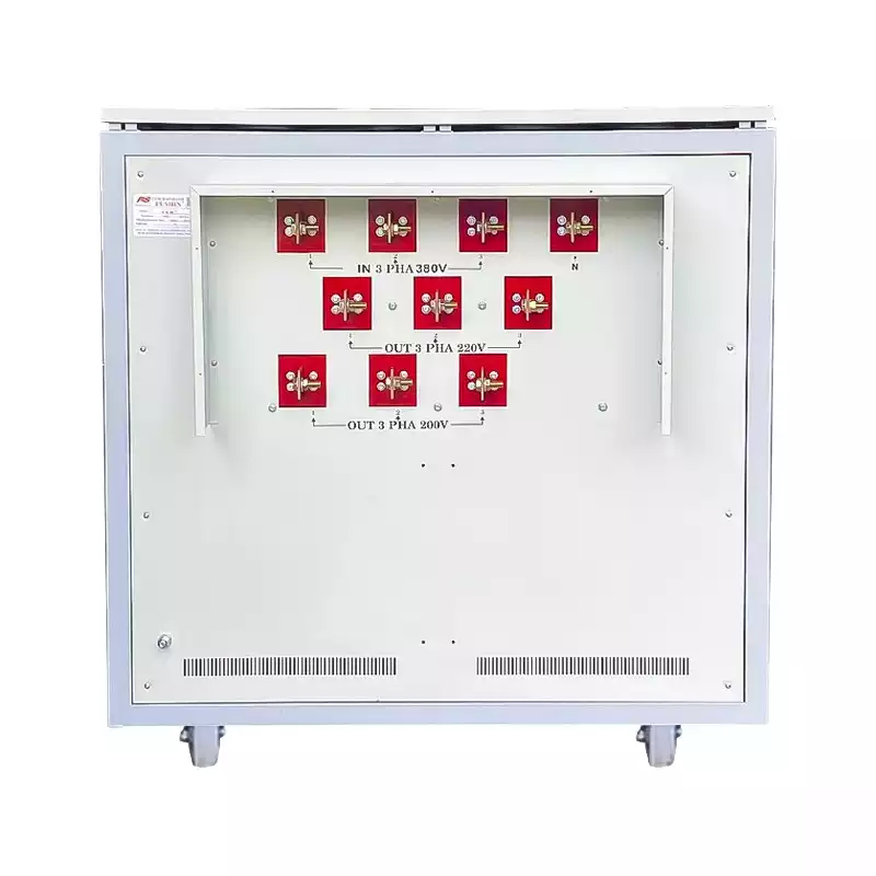 Biến Áp Cách Ly 3 Pha 150KVA FUSHIN Vào 380V Ra 200V-220V Thông Dụng - Hình 4