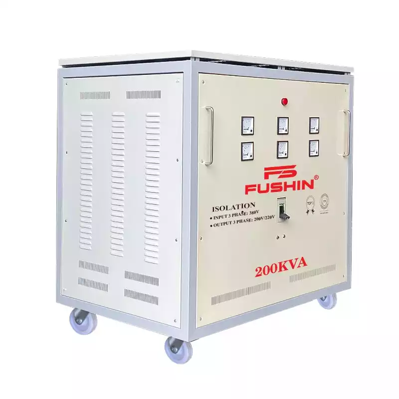 Biến Áp Cách Ly 3 Pha 200KVA FUSHIN Vào 380V Ra 200V-220V Thông Dụng - Hình 2