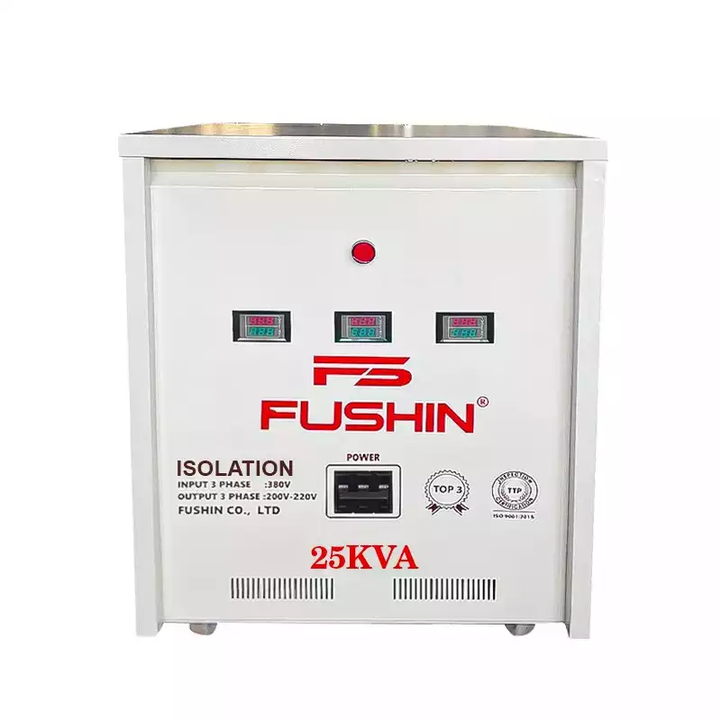 Biến Áp Cách Ly 3 Pha 25KVA FUSHIN Vào 380V Ra 200V-220V Thông Dụng - Hình 1