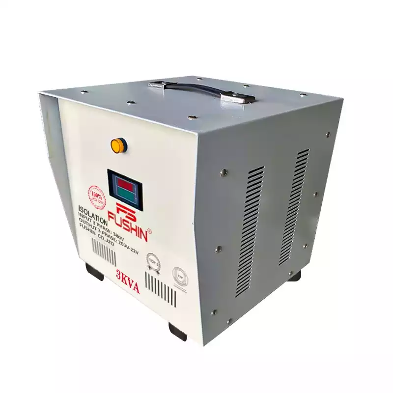 Biến Áp Cách Ly 3 Pha 3KVA FUSHIN Vào 380V Ra 200V-220V Dây Đồng - Hình 2