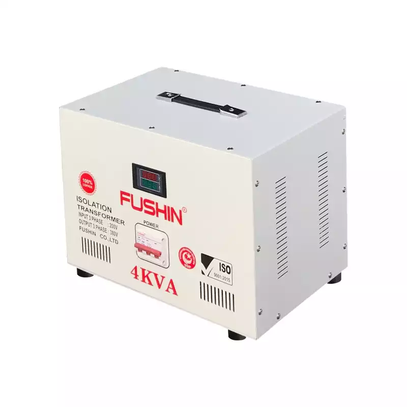 Biến Áp Cách Ly 3 Pha 4KVA FUSHIN Vào 200V Ra 380V Dây Đồng -Hình 3