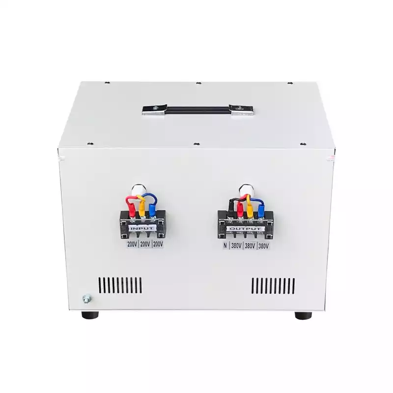 Biến Áp Cách Ly 3 Pha 4KVA FUSHIN Vào 200V Ra 380V Dây Đồng -Hình 4