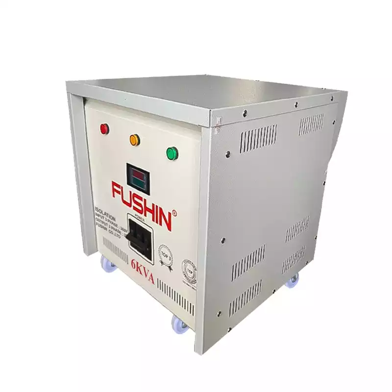 Biến Áp Cách Ly 3 Pha 6KVA FUSHIN Vào 380V Ra 200V-220V Thông Dụng - Hình 3