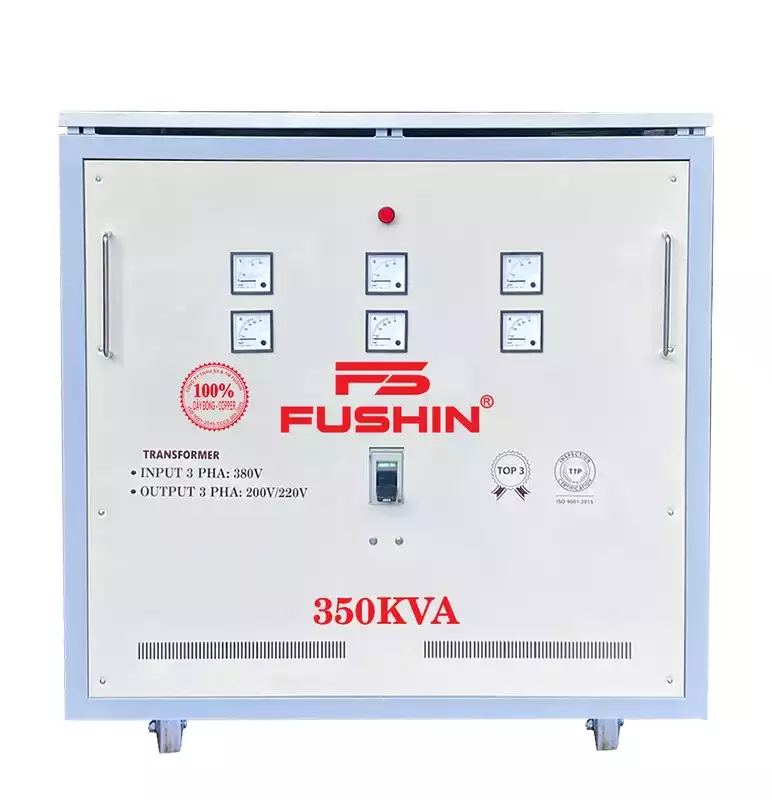 Biến Áp Tự Ngẫu 3 Pha 350KVA FUSHIN Vào 380V Ra 200V-220V Dây Đồng - Hình 1