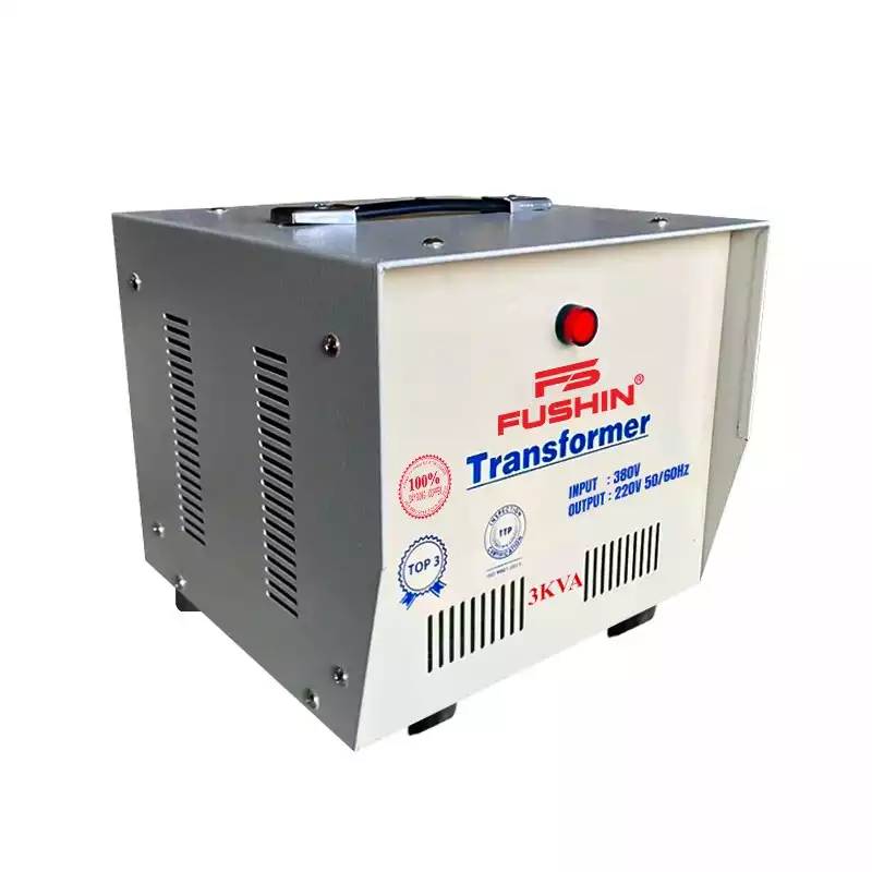 Biến Áp Tự Ngẫu 3 Pha 3KVA FUSHIN Vào 380V Ra 200V-220V Dây Đồng - Hình 2